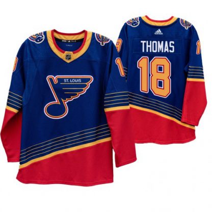 St. Louis St. Louis Blues #18 Robert Thomas 90s Vintage 2019-20 Authentic Royal NHL Jersey