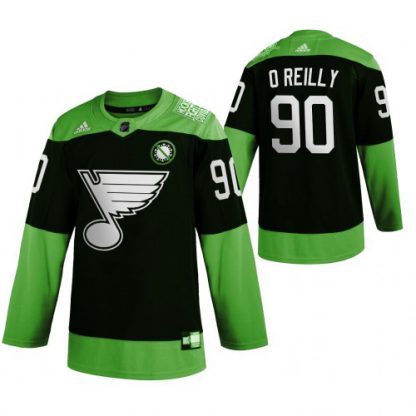 St. Louis St. Louis Blues #90 Ryan O'Reilly Men's Adidas Green Hockey Fight nCoV Limited NHL Jersey
