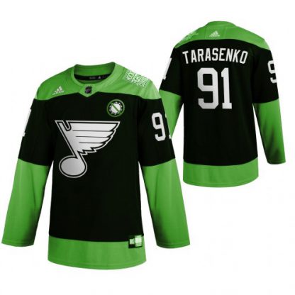 St. Louis St. Louis Blues #91 Vladimir Tarasenko Men's Adidas Green Hockey Fight nCoV Limited NHL Jersey