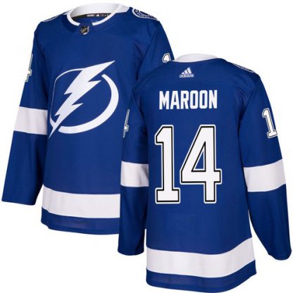 Adidas Tampa Bay Lightning #14 Pat Maroon Blue Home Authentic Stitched NHL Jersey