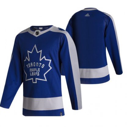 Toronto Toronto Maple Leafs Blank Blue Men's Adidas 2020-21 Reverse Retro Alternate NHL Jersey