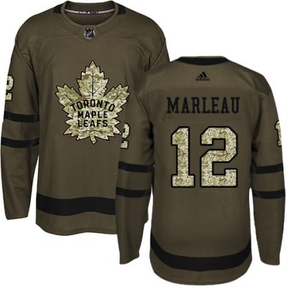 Adidas Toronto Maple Leafs #12 Patrick Marleau Green Salute to Service Stitched NHL Jersey