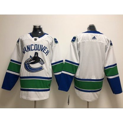 Adidas Vancouver Canucks Blank White Road Authentic Stitched NHL Jersey