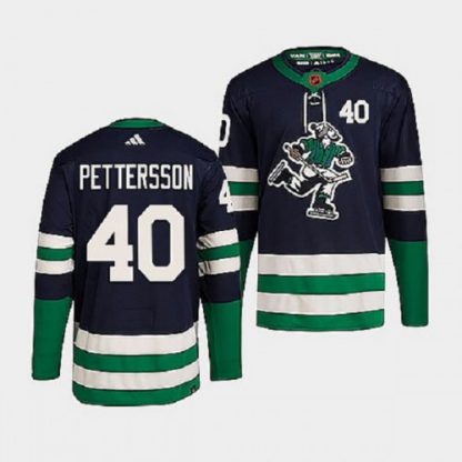 Vancouver Vancouver Canucks #40 Elias Pettersson Men's adidas Reverse Retro 2.0 Authentic Player Jersey - Navy