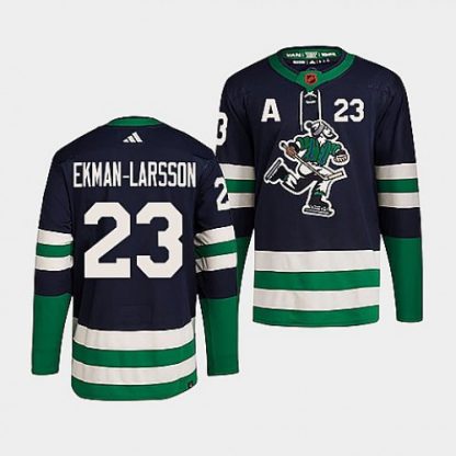 Vancouver Vancouver Canucks #23 Oliver Ekman-Larsson Men's adidas Reverse Retro 2.0 Authentic Player Jersey - Navy