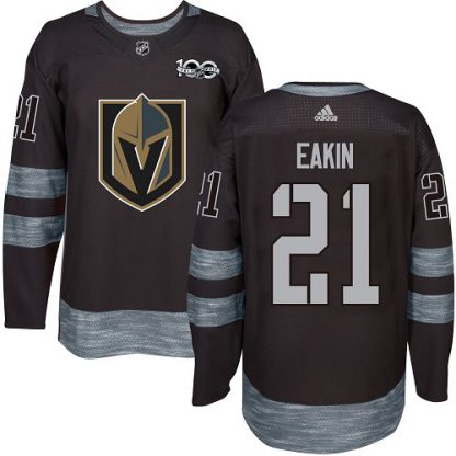 Adidas Vegas Golden Knights #21 Cody Eakin Black 1917-2017 100th Anniversary Stitched NHL Jersey