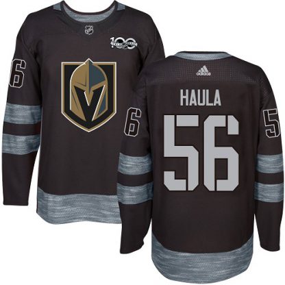 Adidas Vegas Golden Knights #56 Erik Haula Black 1917-2017 100th Anniversary Stitched NHL Jersey