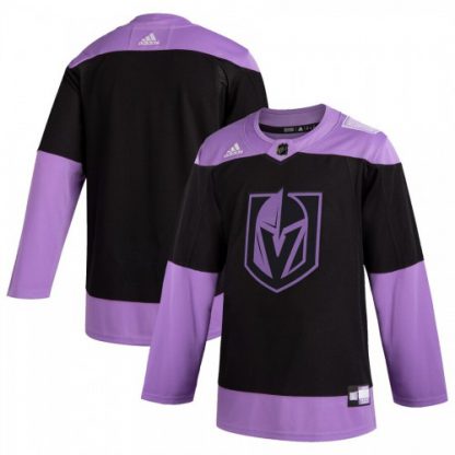 Vegas Vegas Golden Knights Adidas Hockey Fights Cancer Practice Jersey Black