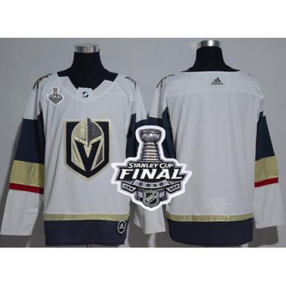 Adidas Vegas Golden Knights Blank White Road Authentic 2018 Stanley Cup Final Women's Stitched NHL Jersey