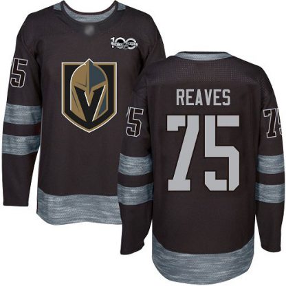 Adidas Vegas Golden Knights #75 Ryan Reaves Black 1917-2017 100th Anniversary Stitched NHL Jersey