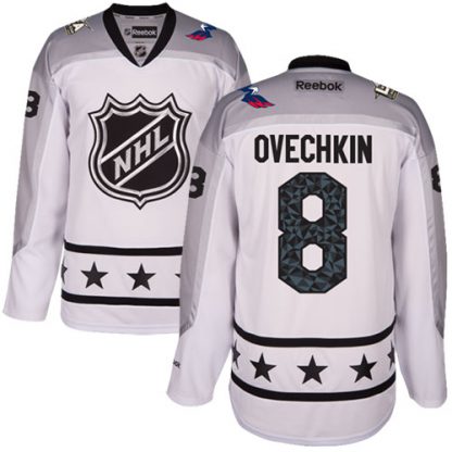 Washington Capitals #8 Alex Ovechkin White 2017 All-Star Metropolitan Division Stitched Youth NHL Jersey
