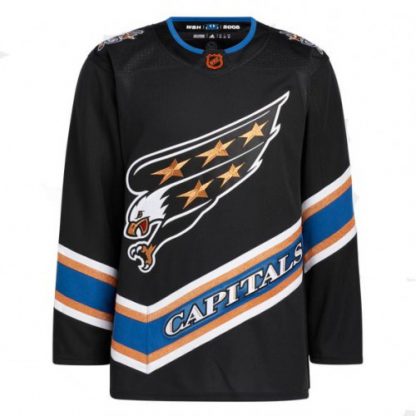 Washington Washington Capitals Blank Men's adidas Reverse Retro 2.0 Authentic Player Jersey - Black