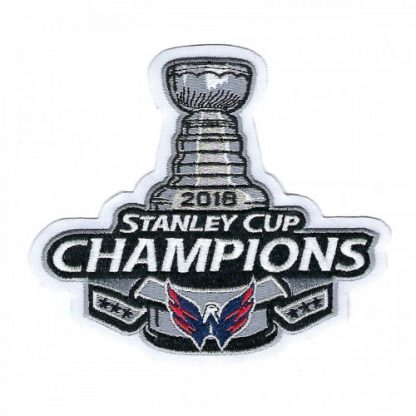 Stitched 2018 NHL Stanley Cup Final Champions Washington Washington Capitals Commemorative Jersey Patch