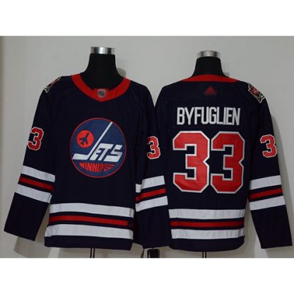 Adidas Winnipeg Jets #33 Dustin Byfuglien Navy Blue Authentic 2019 Heritage Classic Stitched NHL Jersey