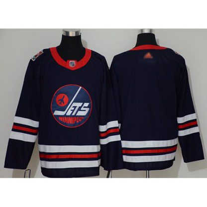 Adidas Winnipeg Jets Blank Navy Blue Authentic 2019 Heritage Classic Stitched NHL Jersey