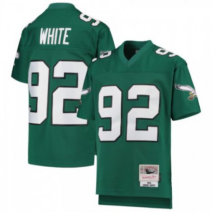 Youth Philadelphia Philadelphia Eagles #92 Reggie White Mitchell & Ness Green 1990 Legacy Retired Player Jersey