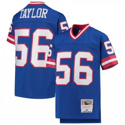 Youth New York New York Giants #56 Lawrence Taylor Mitchell & Ness Royal 1986 Legacy Retired Player Jersey