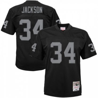 Youth Las Vegas Las Vegas Raiders #34 Bo Jackson Mitchell & Ness Black 1988 Legacy Retired Player Jersey