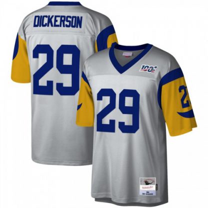 Los Angeles Los Angeles Rams #29 Eric Dickerson Mitchell & Ness NFL 100 Retired Player Platinum Jersey