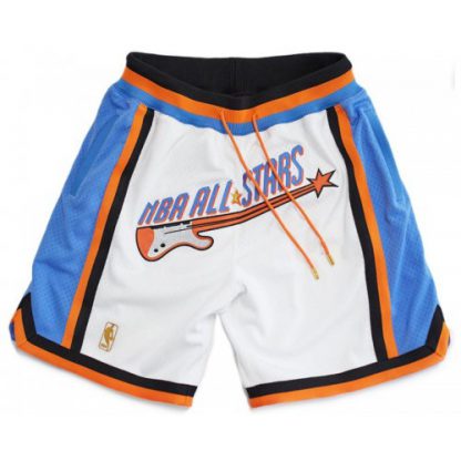 1997 All-Stars Shorts (White) JUST DON By Mitchell & Ness