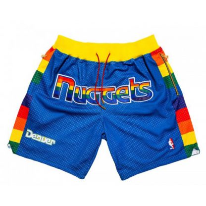 Denver Denver Nuggets Shorts (Blue) JUST DON By Mitchell & Ness