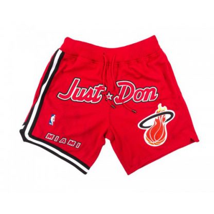 Just Don Shorts (Miami Heat) JUST DON By Mitchell & Ness
