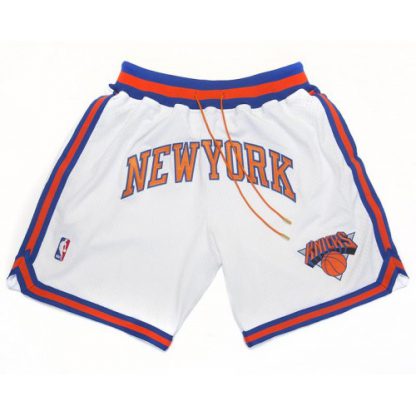 New York New York Knicks (White) JUST DON By Mitchell & Ness