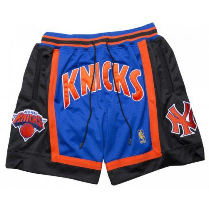 New York New York Knicks Shorts (Black) JUST DON By Mitchell & Ness