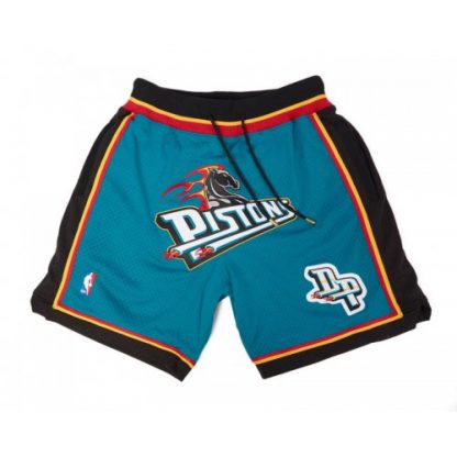 Detroit Detroit Pistons Shorts (Teal) JUST DON By Mitchell & Ness