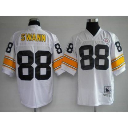 Mitchell & Ness Pittsburgh Steelers #88 Lynn Swann White Stitched Throwback NFL Jersey